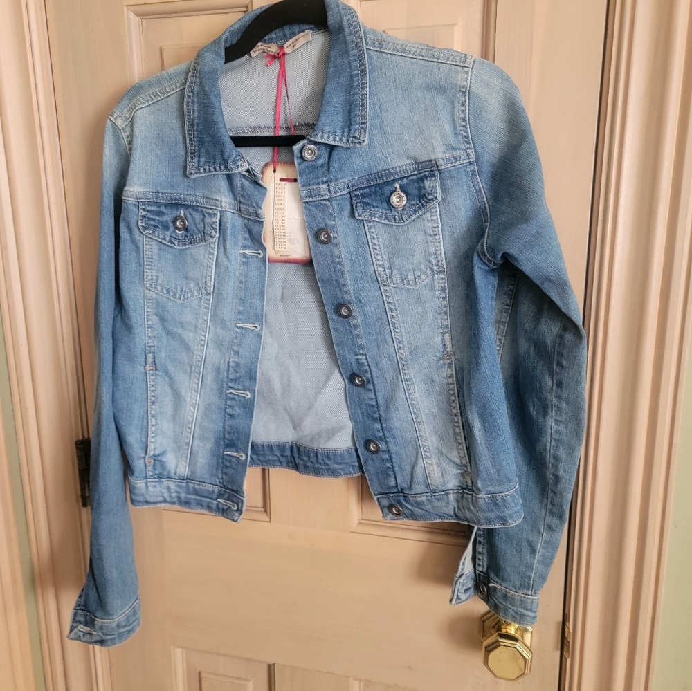 NWT Misses Sz M BSM Denim Jean Jacket - Picture 8 of 8